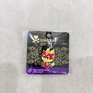 SET OF 4! Limited Edition Tokidoki X Coffee Bean Enamel Pins.